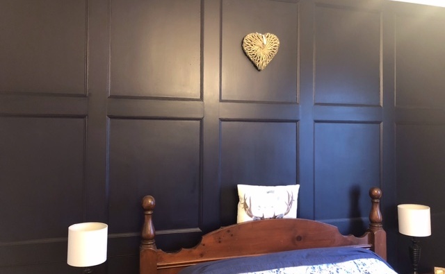 Victorian Panelling in a bedroom